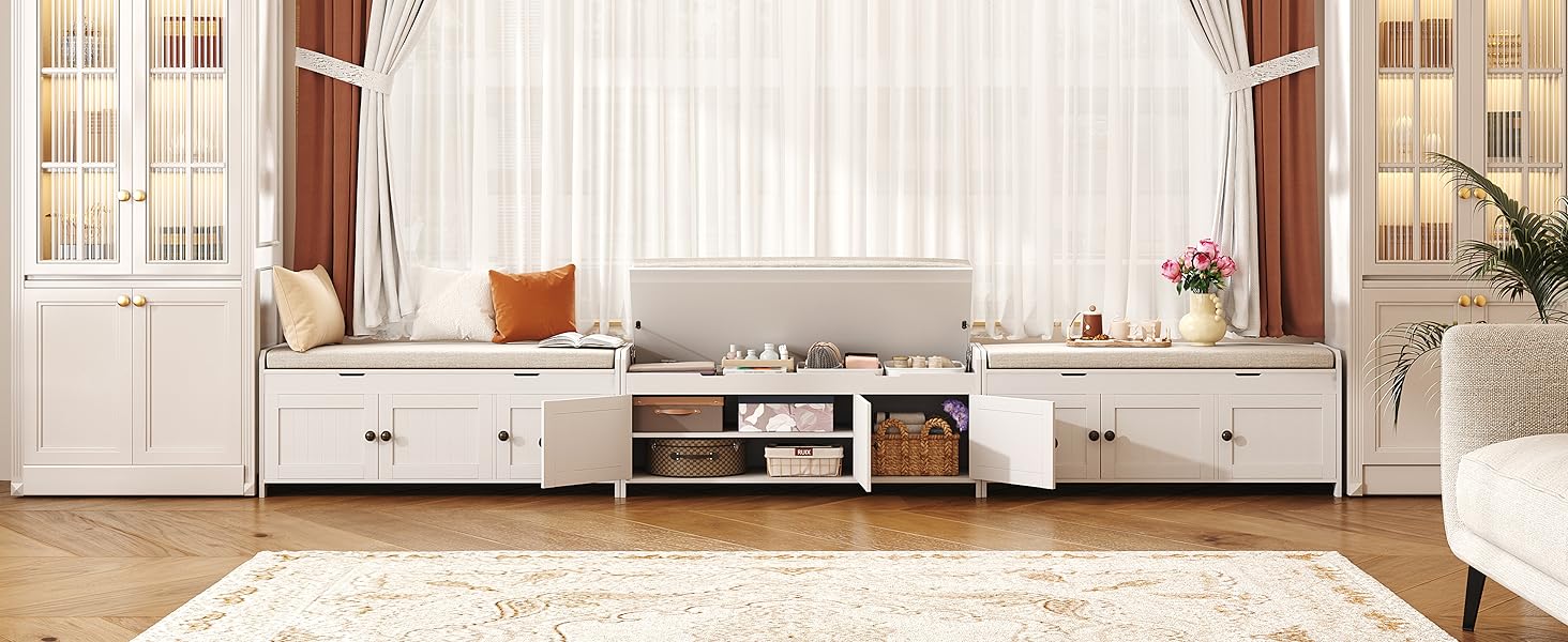 HOMEFORT Window Seat with Storage 