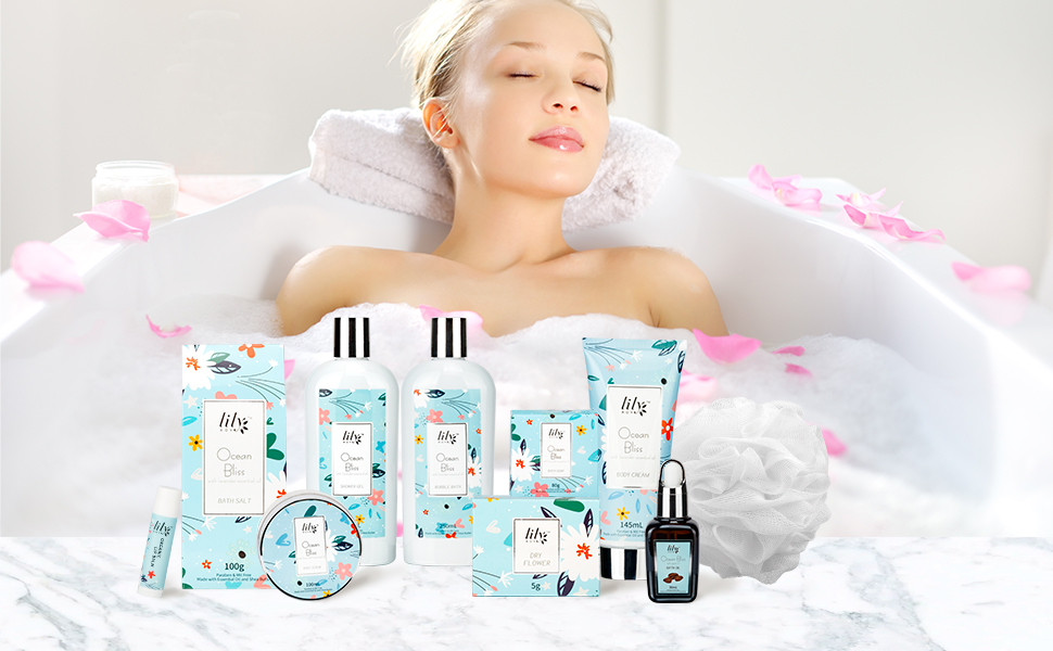 bath gift baskets for women