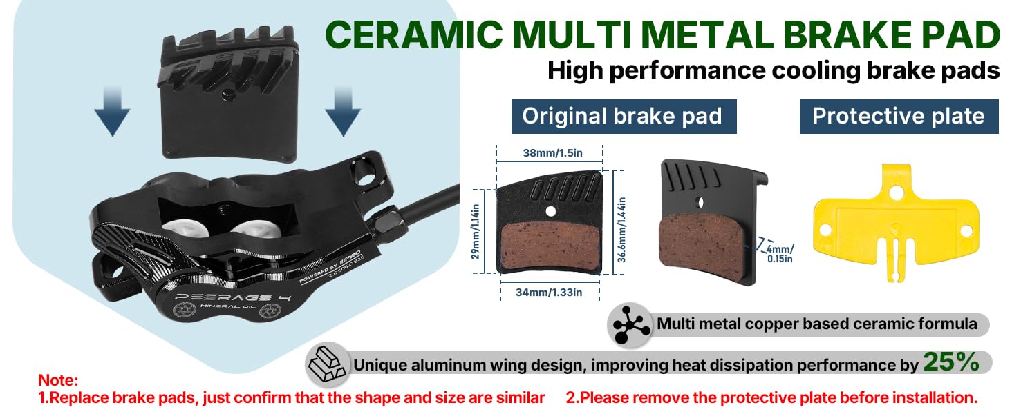 CERAMIC MULTI METAL BRAKE PAD