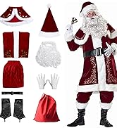 サンタクロースの服装大人のサンタのお父さんのスーツ男の婦人の金糸のクリスマス Amazon.co.jp: 大人用サンタクロースコスチューム、大人用