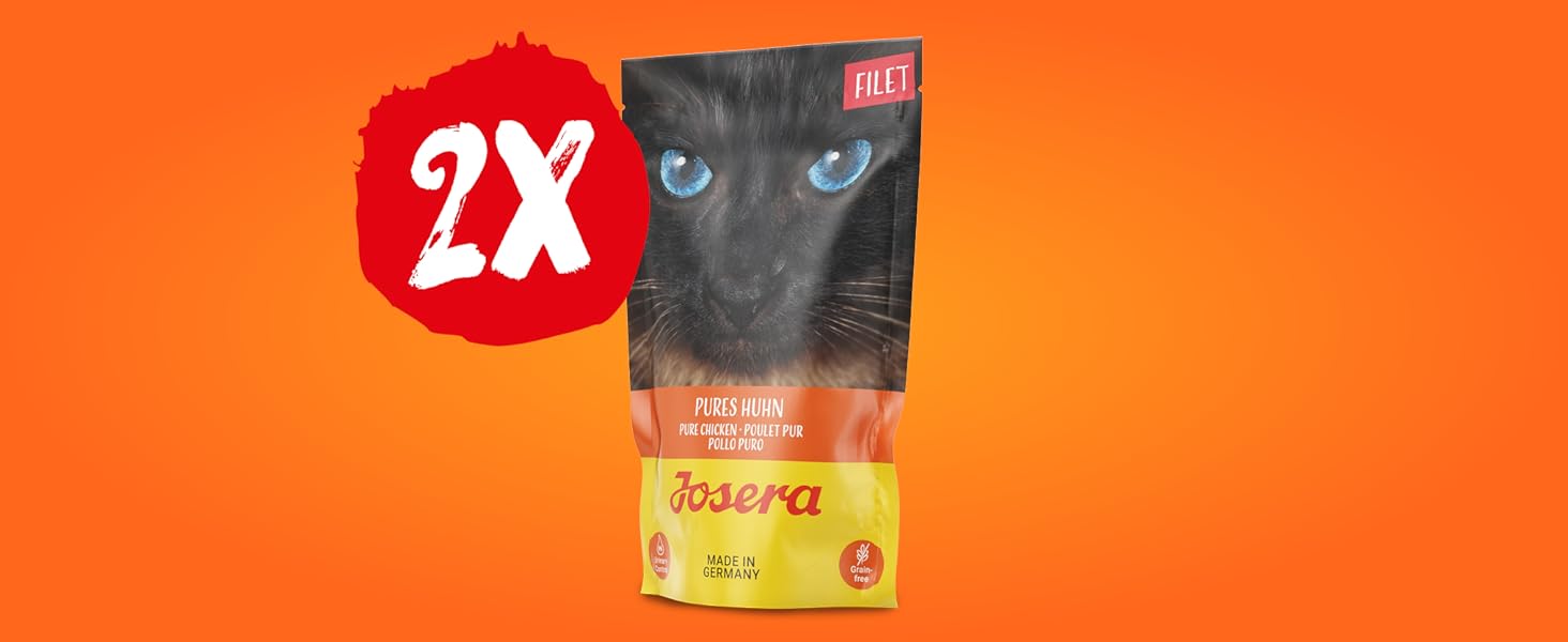 Katzennassfutter Josera Filet Pures Huhn