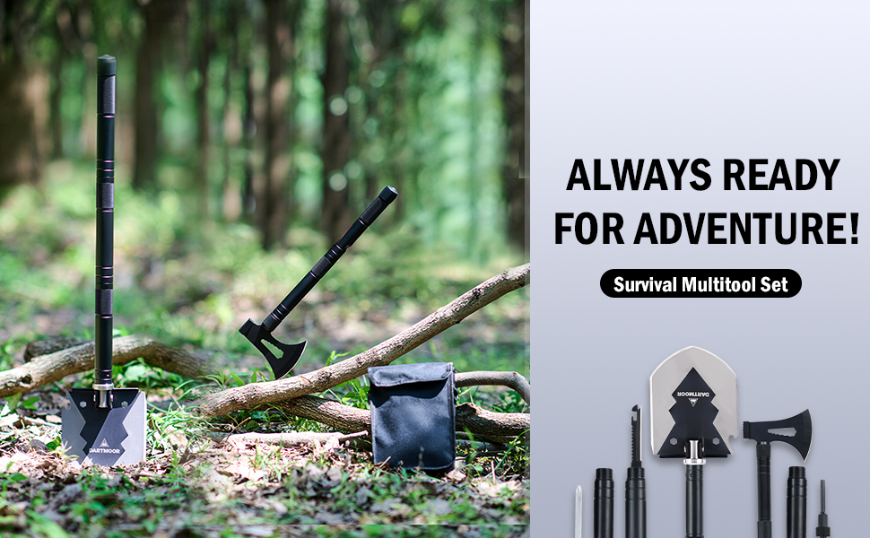 DARTMOOR Folding Shovel and Axe