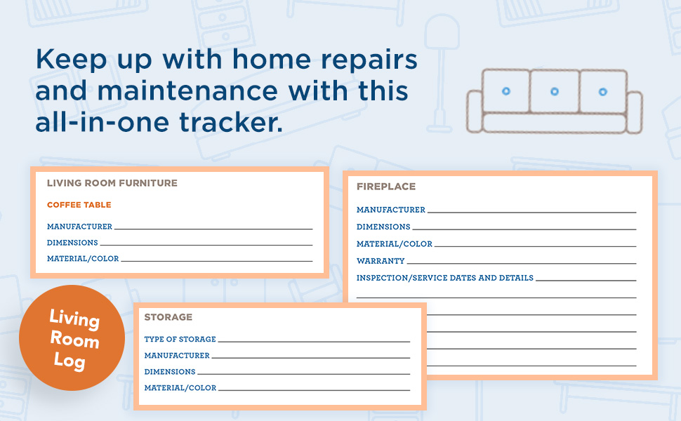 Keep up with home repairs and maintenance with this all-in-one tracker.