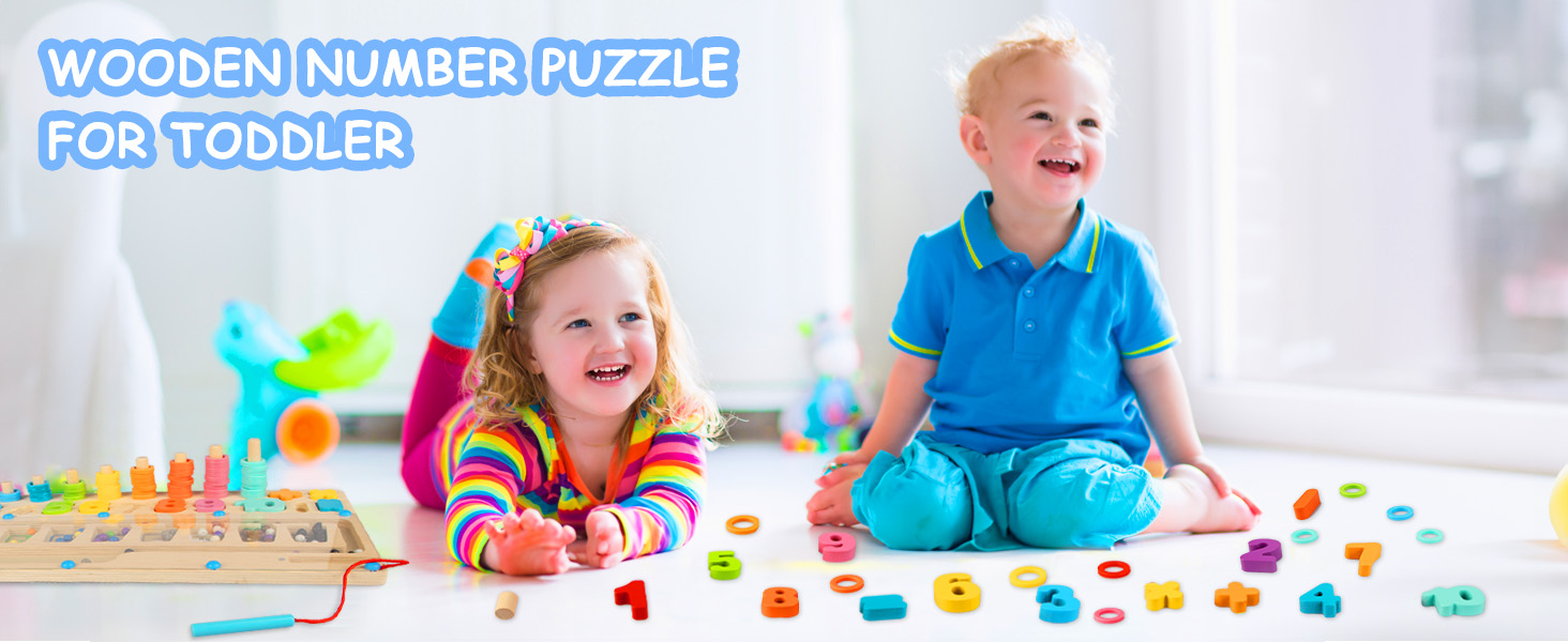 Afanecho 3in1 Montessori Toys for 3+ Years Old