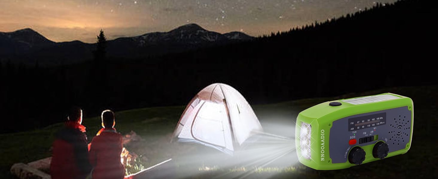 Flashlight radio