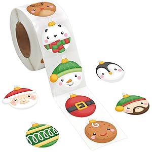 Christmas Roll Sticker