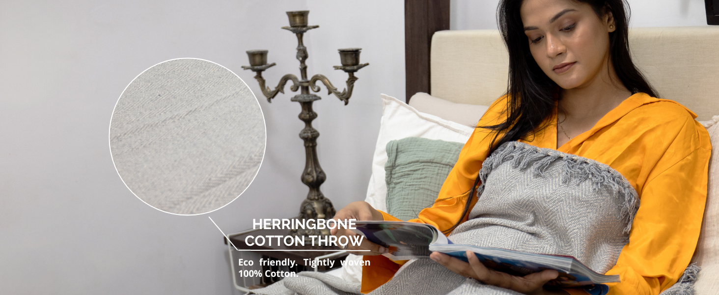 Herringbone throw,silver throw,king throw,extra large blanket,Sofa couch throw,Double throw