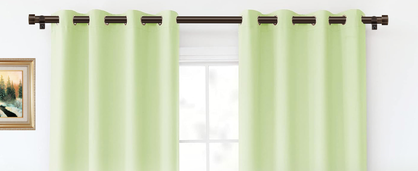 TONIAL Curtain Rods for Windows 48 to 84 Inches(4 to 7 ft