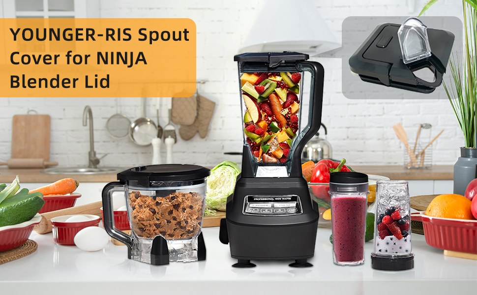 2 Pack Spout Cover for Ninja Blender Lid YOUNGERRIS
