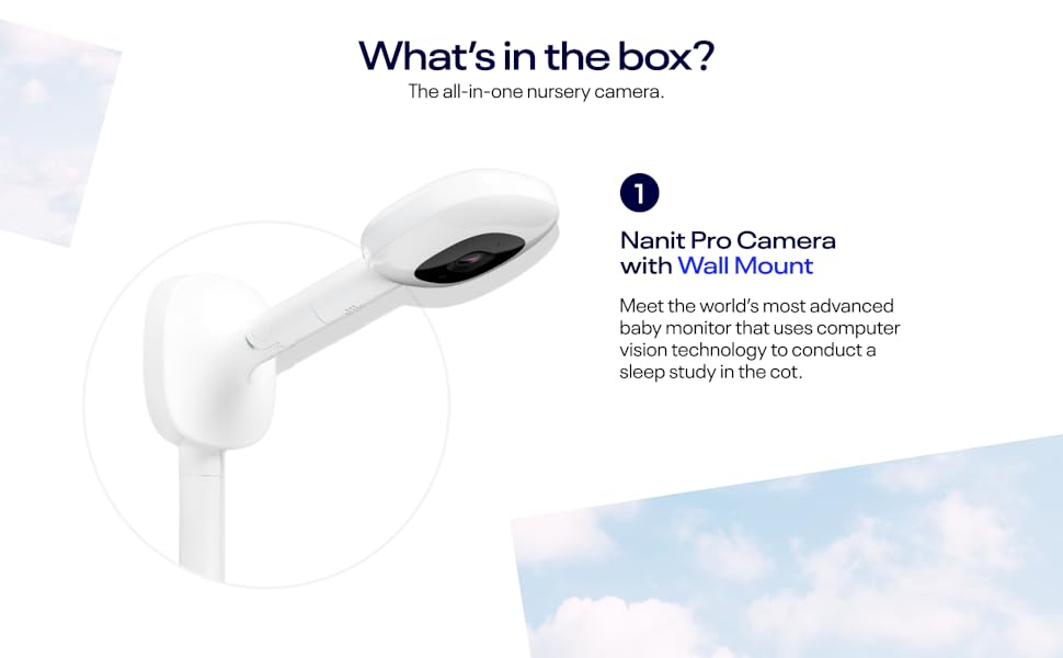 Nanit Pro Complete Baby Monitoring System Bundle Includes 1080p Over