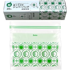 Amazon.co.jp: コア フリーザーバッグ マチ付き Mサイズ