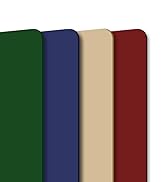 Plastic Flexible Cutting Boards for Kitchen Set of 4, WK Colored Cutting Board Mats with Food Ico...