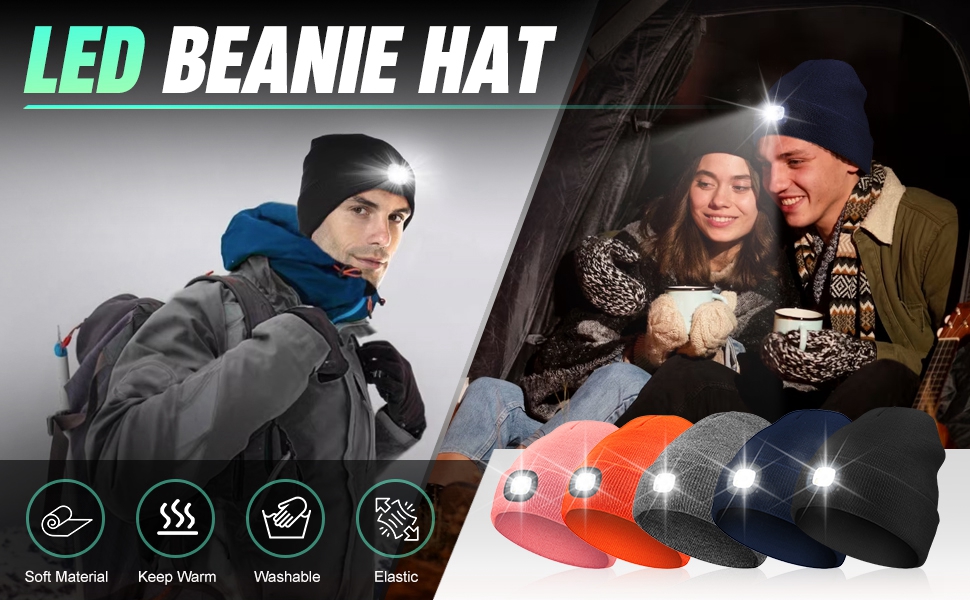 black beanie