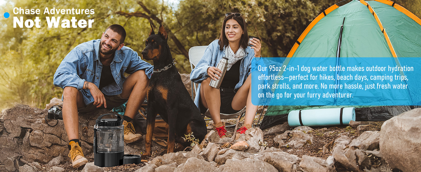 portable dog water bottle