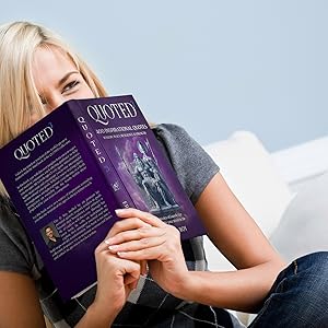 Woman holding Quoted-3