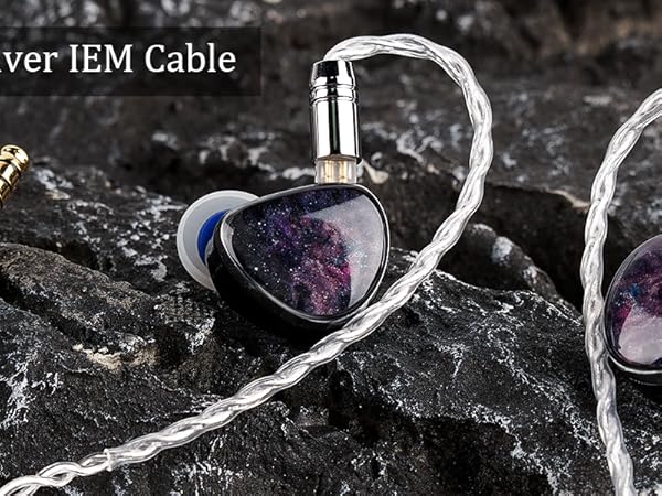 Amazon.com: NICEHCK LitzPS IEM Cable, 4N Pure Silver