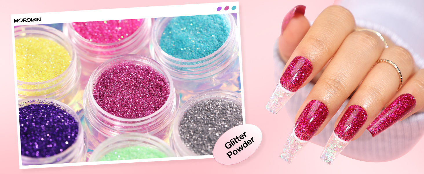 Morovan Acrylic Nail Kit for Beginners with Everything