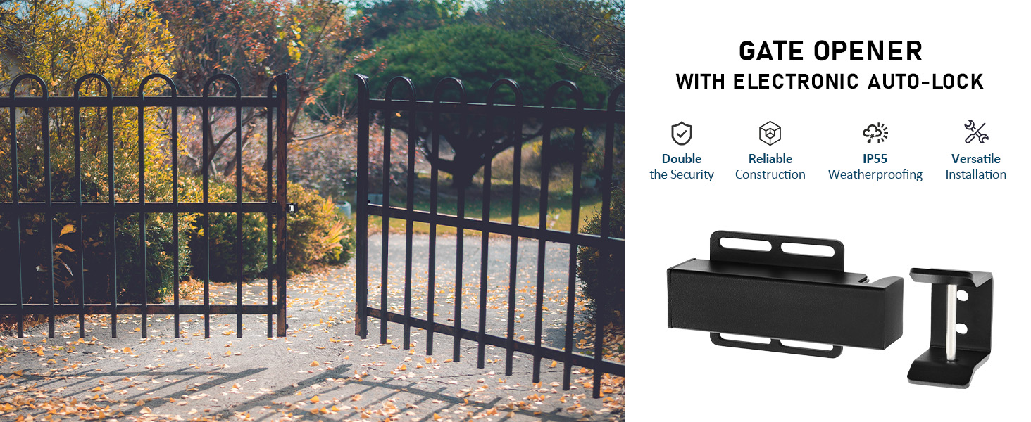 COZ Automatic Electric Gate Lock for Single Double Swing