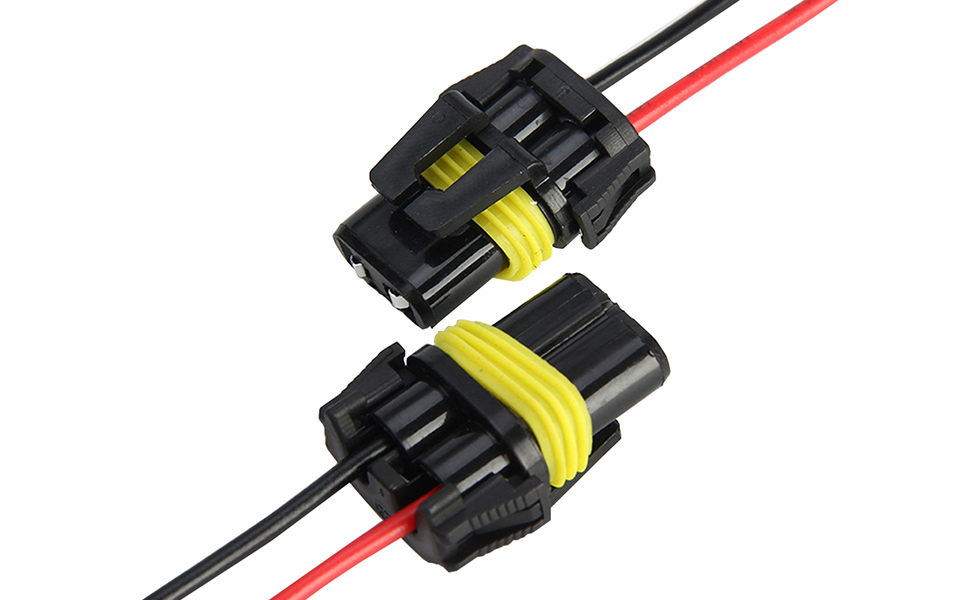 BlyilyB 4Pack 9005 HB3 H10 9006 HB4 Bulb Sockets Female Wiring Harness