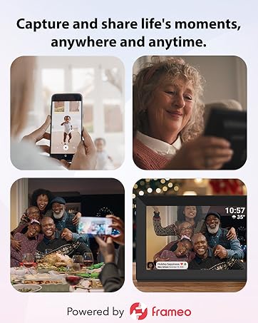 frameo 10.1 inch smart wifi digital photo frame