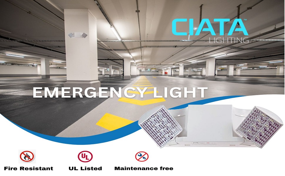 Ciata 10 Pack Led Emergency Lights with Battery Backup, for Home Power