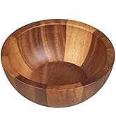 Tala Small Bowl in Lacquered Acacia, Elegant Serving Bowl for Snacks, Dips, Salads and Condiments...