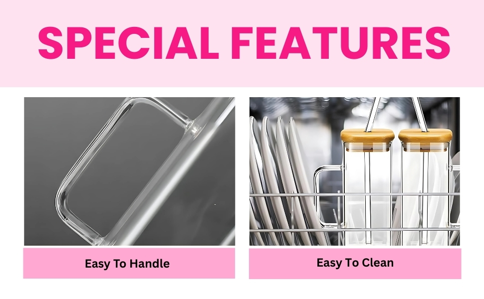 Glass sipper with lid pack of 2 2
