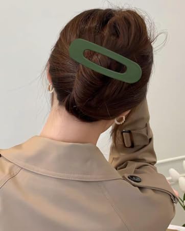 6 Pcs Flat Hair Clips