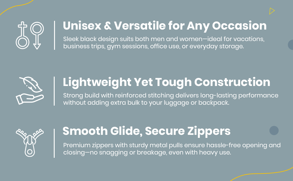 SPN-JGSP Waterproof Toiletry Bags for Men & Women