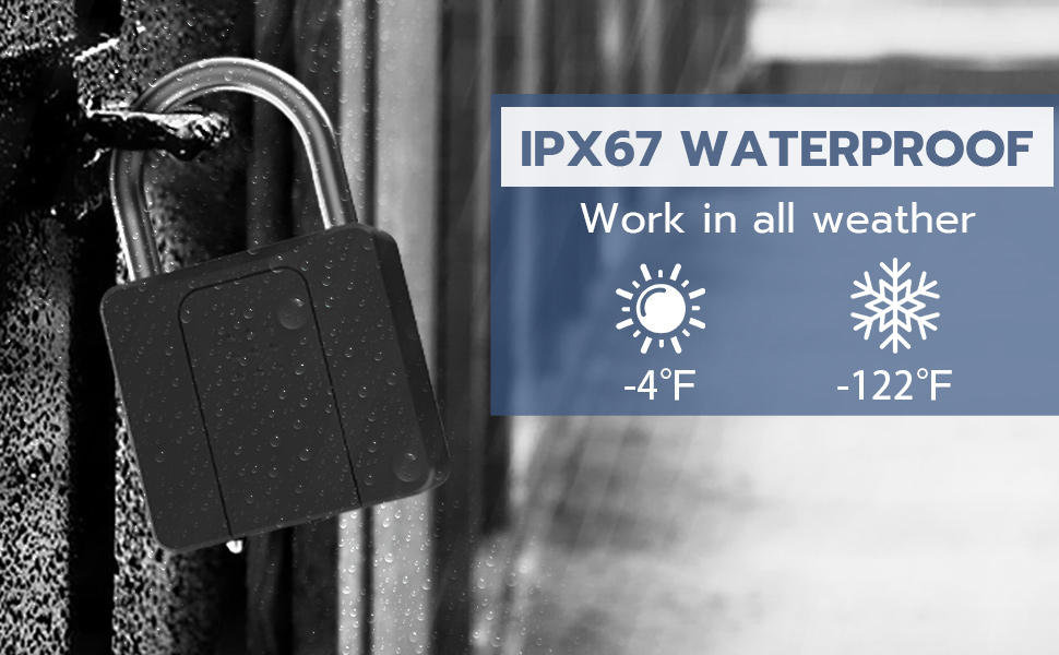 outdoor waterproof padlock
