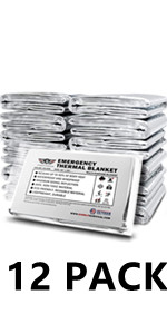Space Blanket 12 Pack