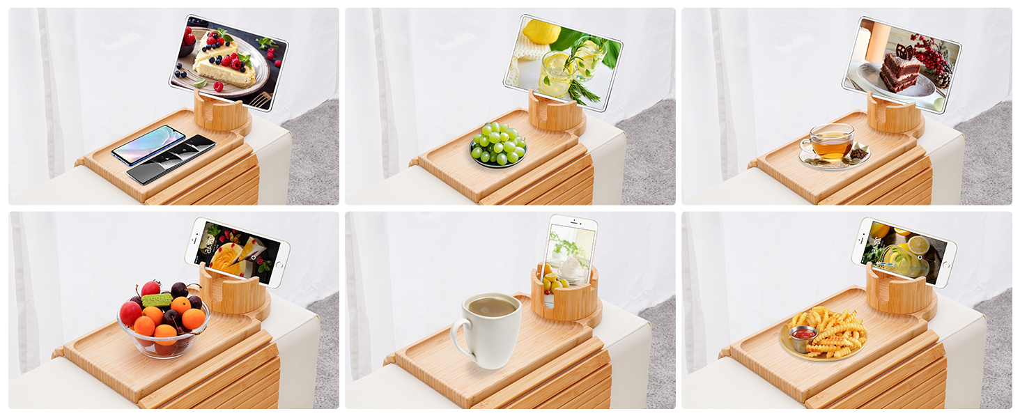 couch cup holder tray