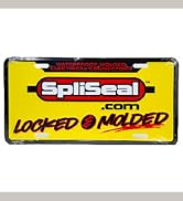 Spliseal Waterproof, Locked & Moulded License Plate