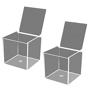 Amazon｜HAMILO アクリルボックス 蓋付き 透明ケース 2点セット