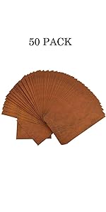 50 Qty A6 Brown Kraft Paper Invitation Envelopes