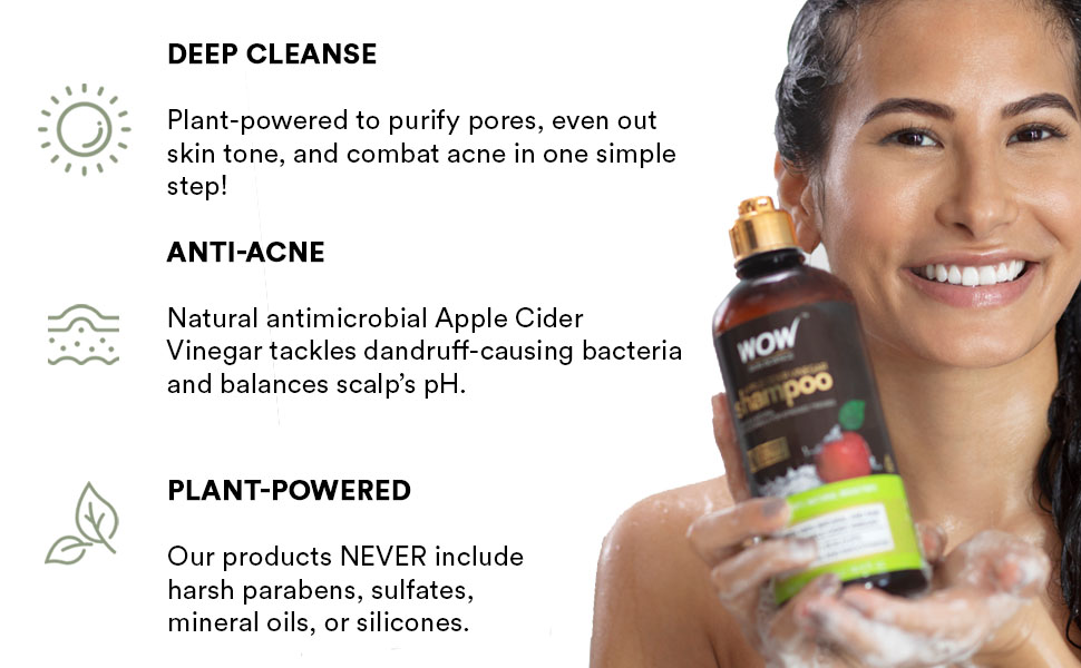 WOW Apple Cider Vinegar Shampoo The Clarifying Shampoo For Your Hair