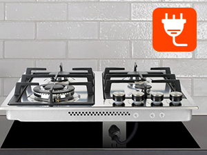 Built-in Gas Cooktop, 4 Burners Stainless Steel Gas Hob Cooker With Flame Failure Protection Gasland Chef GH60SF 16 Gasland Chef Gas Hob