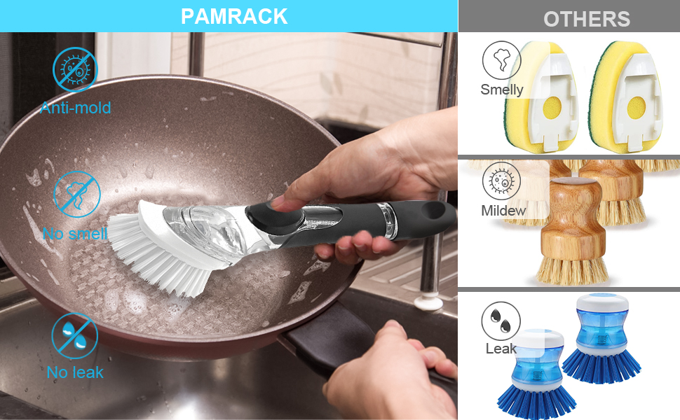 Dish Brush Refill for OXO Dish Brush, 8 Pack Soap