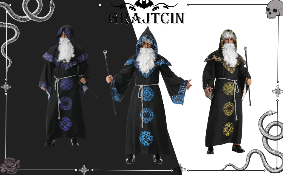 Amavel Secret Wizard マント Wizard with sword and staff (EMC301) – empcho.com