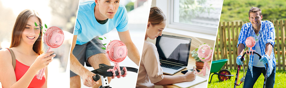 Clip On Fan Rechargeable