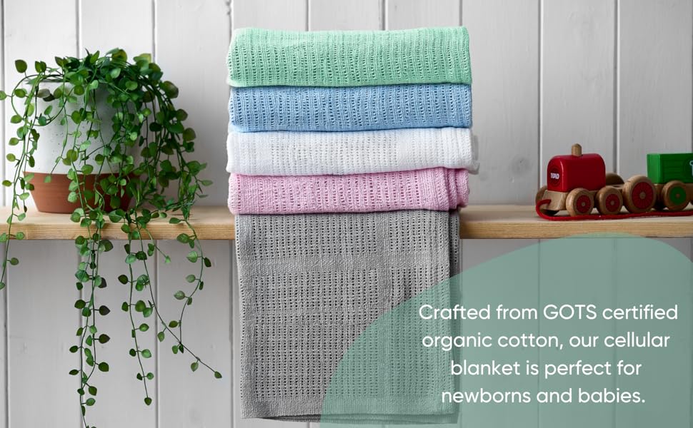 Bloomsbury Mill Twin Pack 100 Pure Organic Cotton Extra Soft