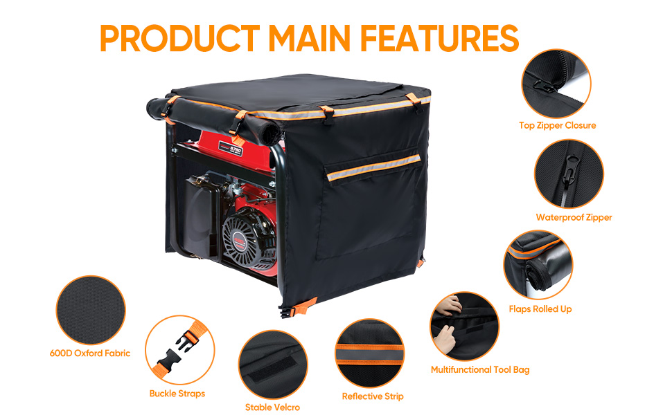 NEVERLAND Generator Cover, Outdoor Generator Covers Heavy