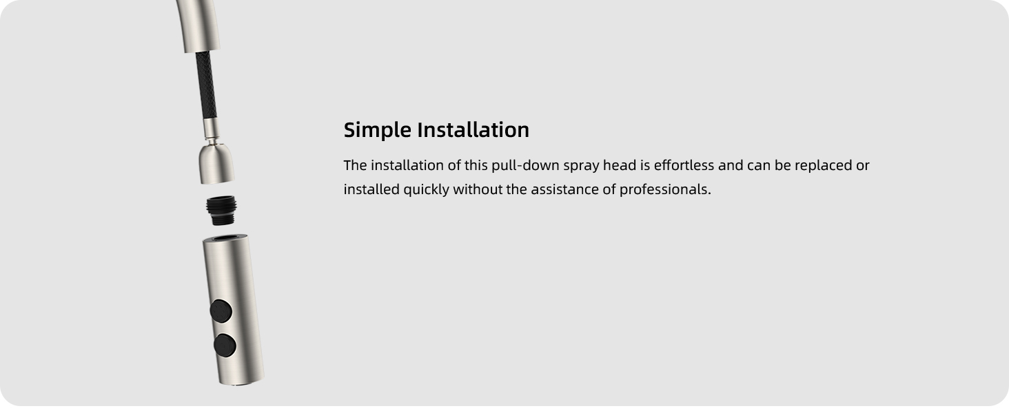 Pull Down Spray Head