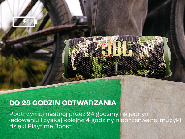 JBL Charge 6 Bezprzewodowy Przenośny Głośnik Bluetooth, 28 H