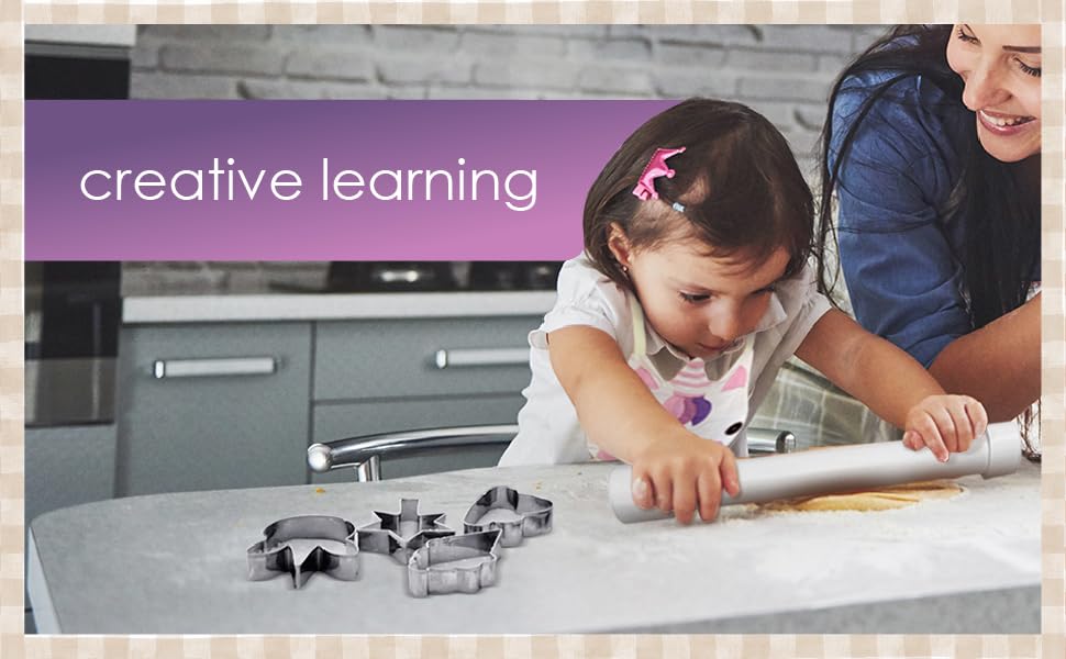 Hapinest Unicorn Cookies Baking Set for Kids Girls Real