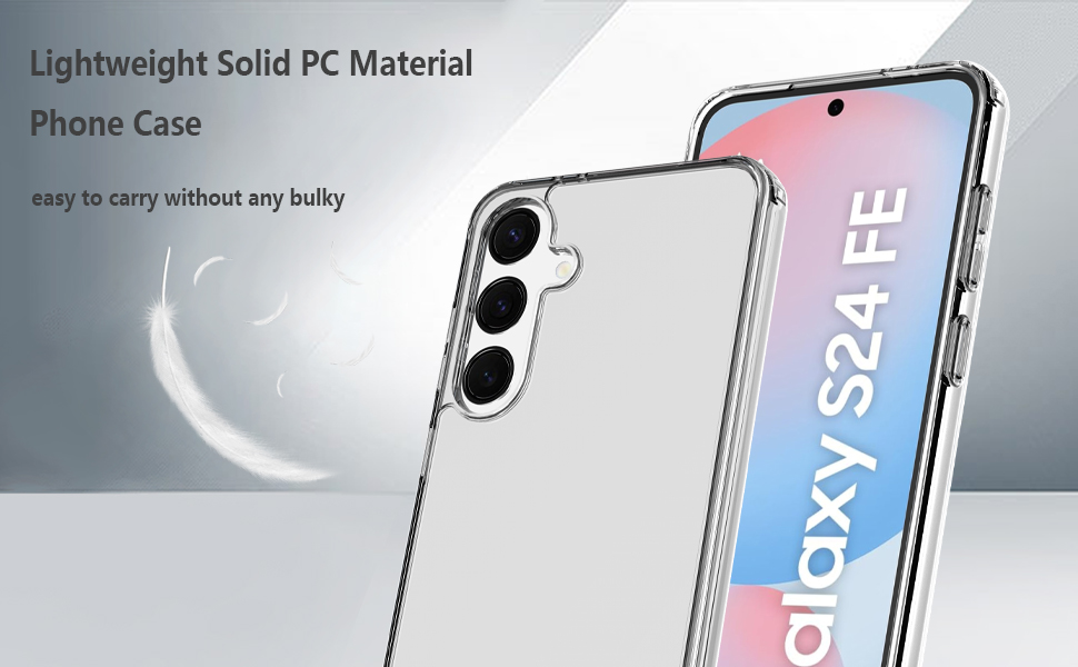 Natbok Case for Samsung Galaxy S24 FE Phone Case,Shockproof