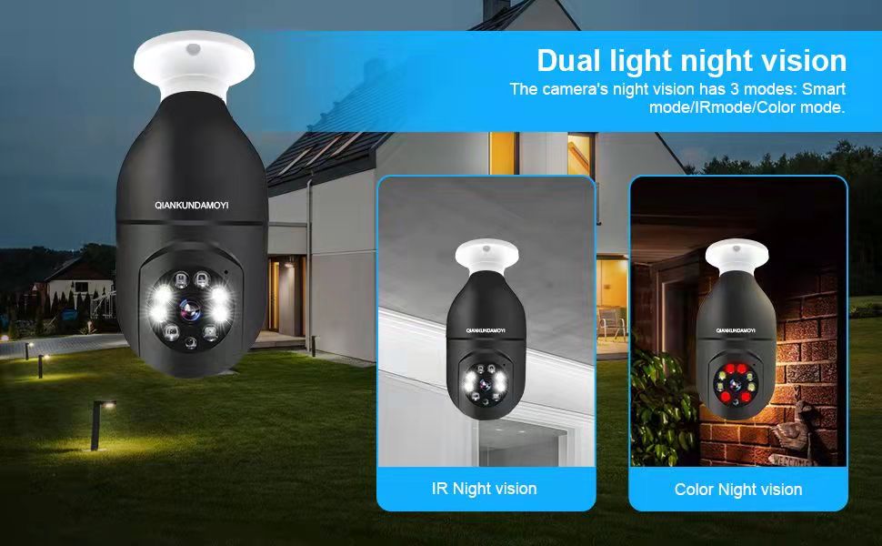 Light Bulb Camera Home WiFi 5G /4G Light Socket Cameras 1080P