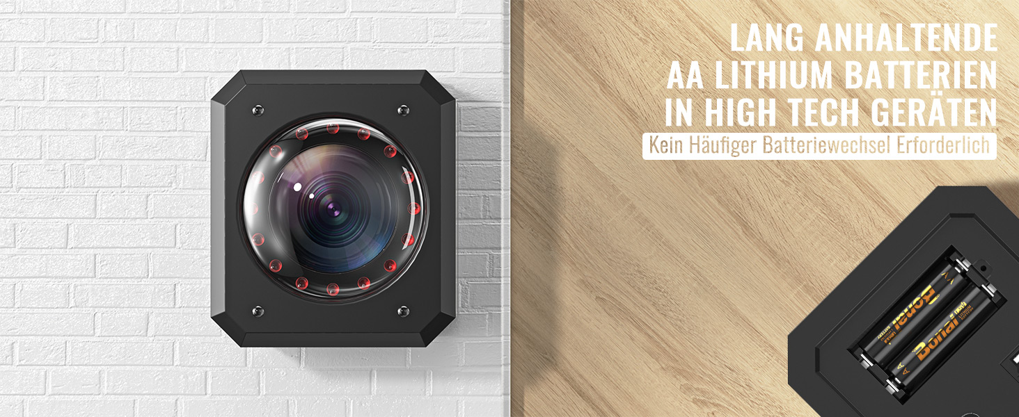 BONAI Lithium Batteries AA NonRechargeable 1.5 V 3000 mAh AA Batteries