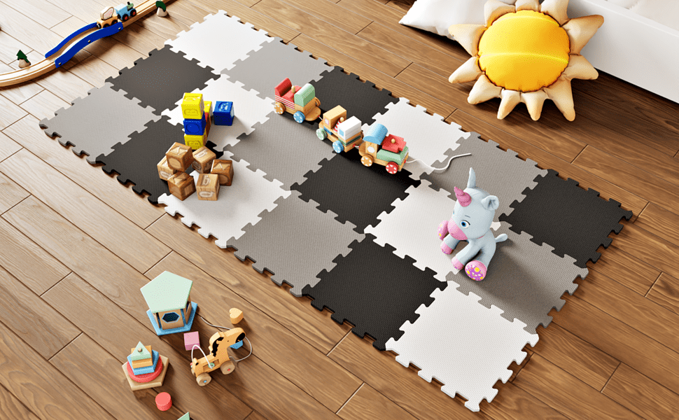 Baby Play Mats for Floor NonToxic Kids Play Mat Jigsaw