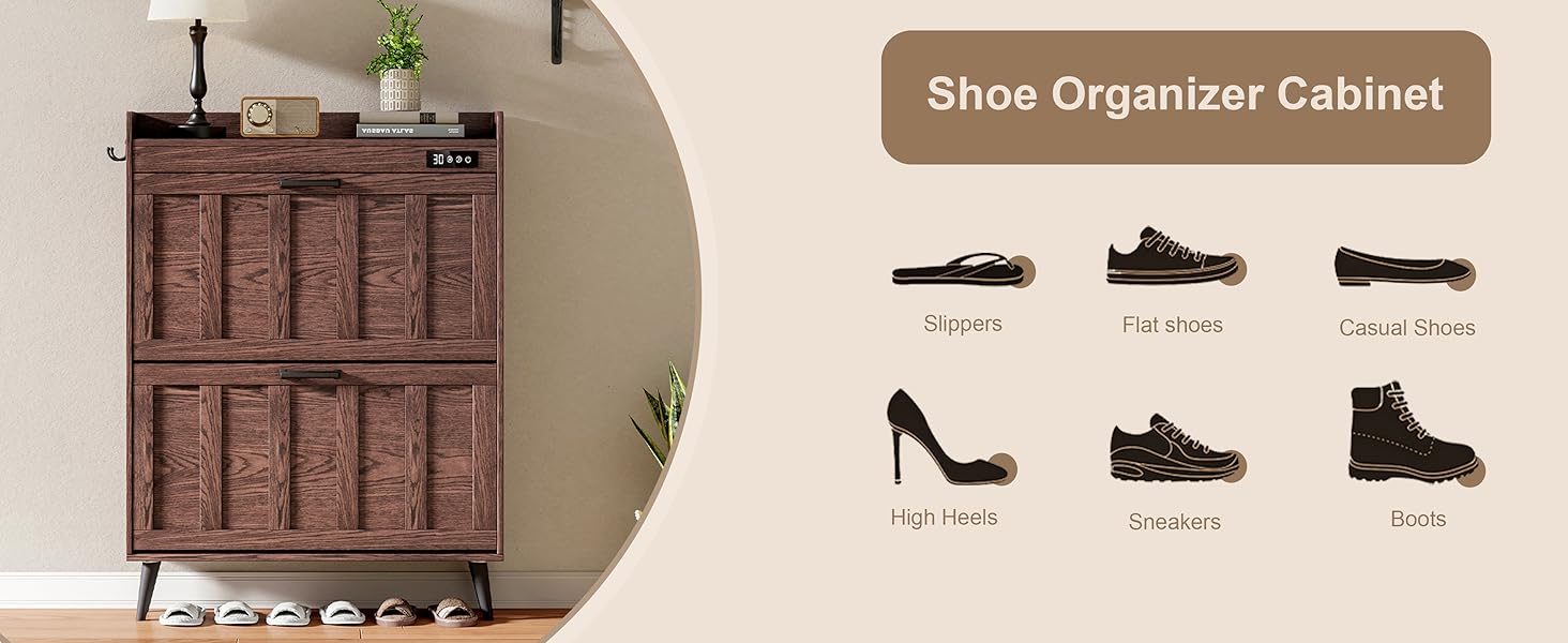 shoe cabinet storage for entryway